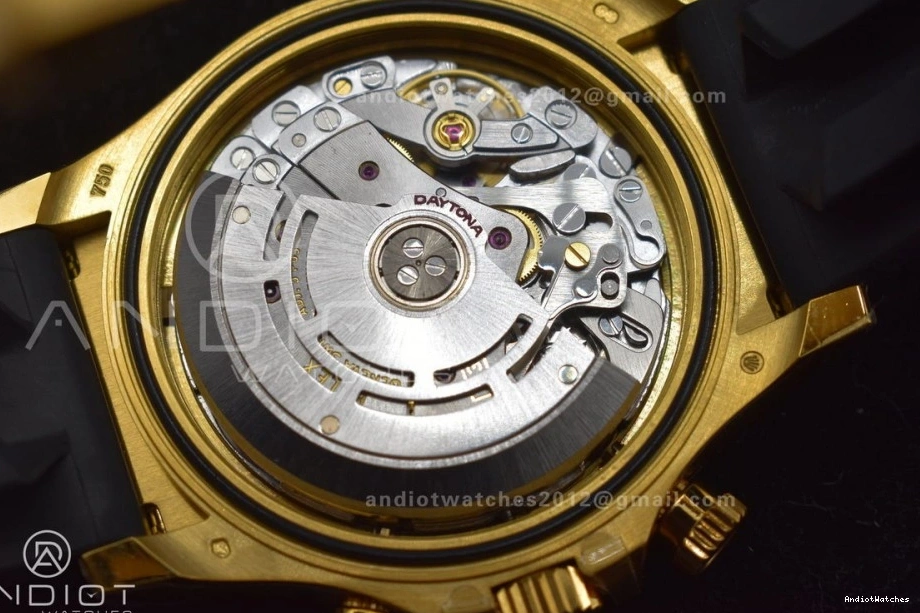 SA Daytona 116518 Oysterflex Reliable Rubber Strap Dial Best on Edition Lume 764 YG BTF 1:1 0323